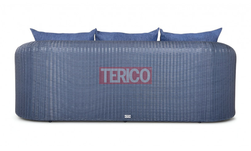 Диван из искусственного ротанга "Ампир" 2200x900x750h